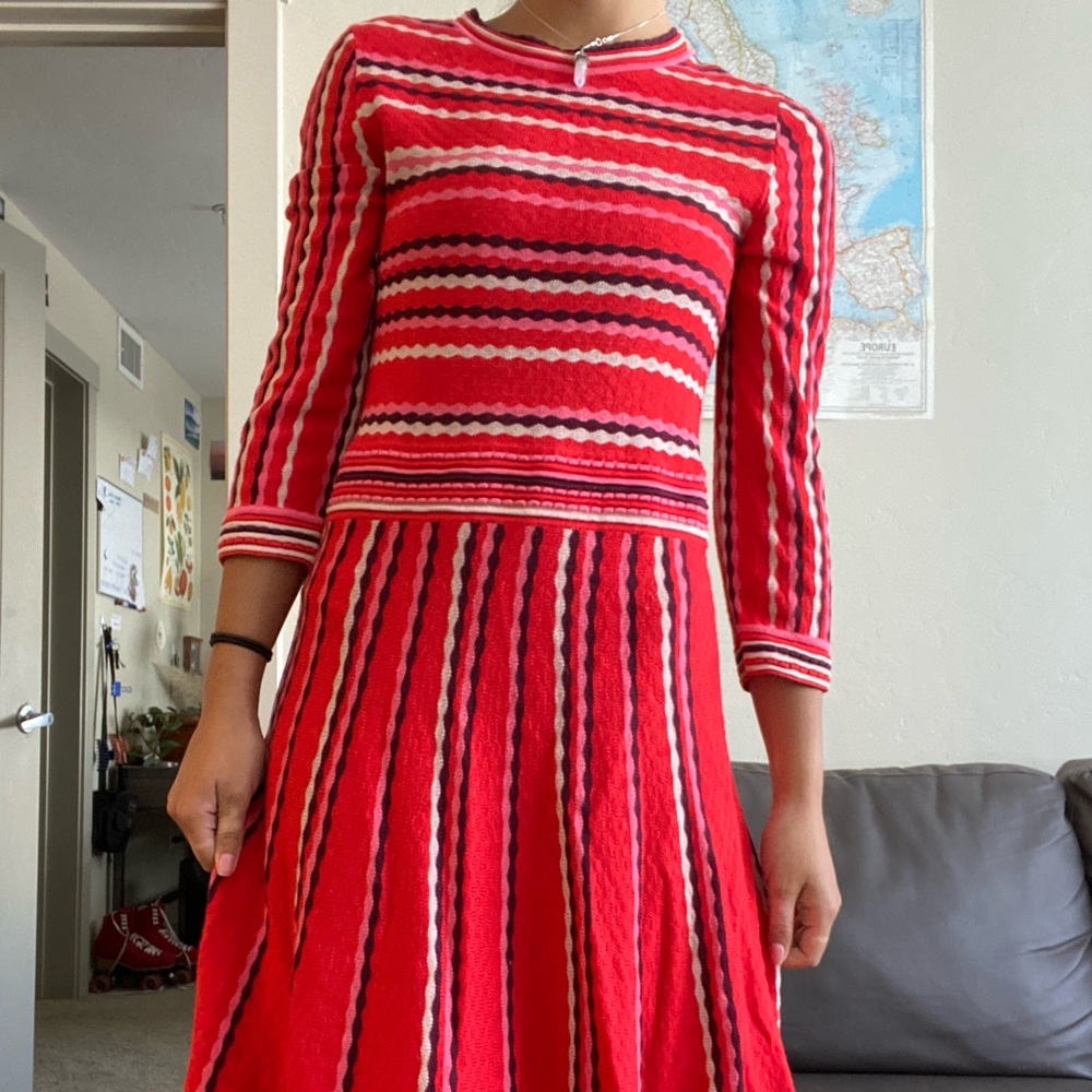 Red Kate Spade New York Dress Medium